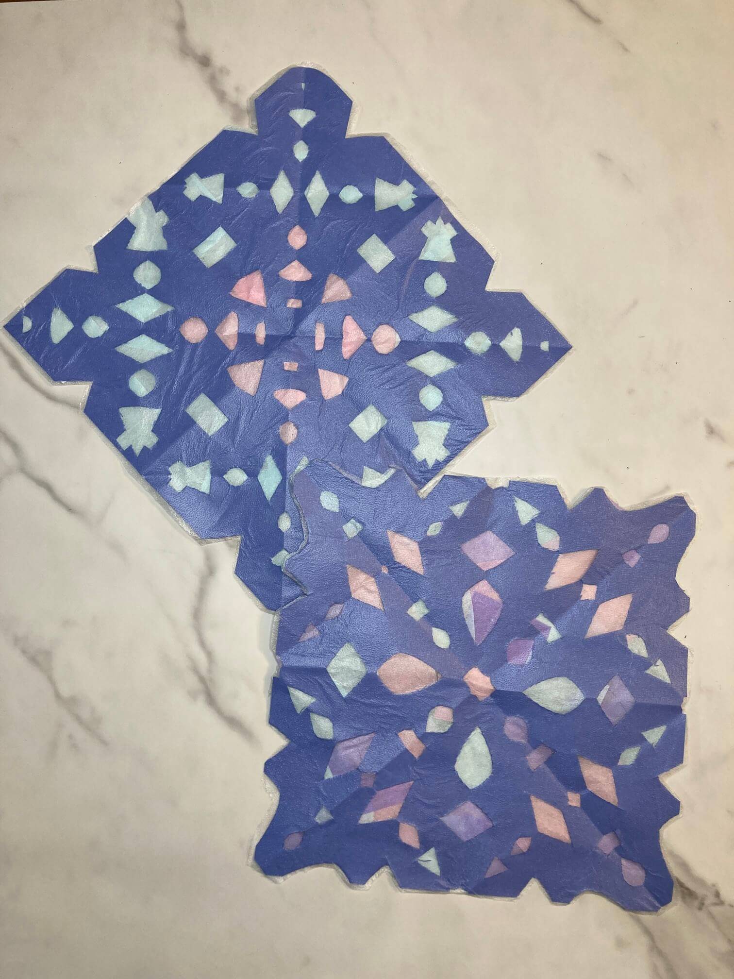 Snowflake Suncatchers Hopscotch Girls